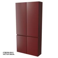 Пенал Caprigo Ponza 1600х800х250 мм гладкий фасад 13551F B013 красное вино