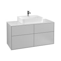 Тумба под раковину Villeroy & Boch Finion 1200х501 мм F13100GJ светло-серый/белый
