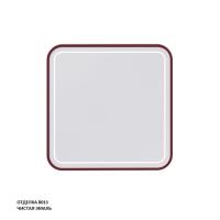 Зеркало Caprigo Контур 800х800 мм с подсветкой М-288S B013 красное вино