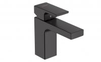 Смеситель для раковины Hansgrohe Vernis Shape 100 ComfortZone 71561670 матовый чёрный