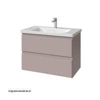 Тумба под раковину Caprigo Forte 80 770х446 мм эмаль 36112EML 044 серый агат