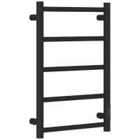 Полотенцесушитель электрический Стилье Формат 27 600х400 мм правый 31528-6040 матовый чёрный