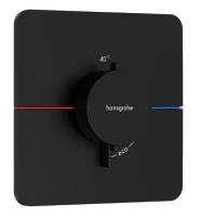 Термостат Hansgrohe ShowerSelect Comfort Q (внешняя часть) 15588670 матовый чёрный