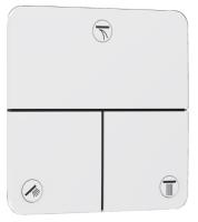 Запорный вентиль Hansgrohe ShowerSelect Comfort Q (внешняя часть для 3 потребителей) 15587700 матовый белый