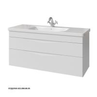 Тумба под раковину Caprigo Lento 120 1164х438 мм эмаль 36216EML 021 белый