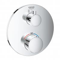 Термостат Grohe Grohtherm (внешняя часть для 2 потребителей) 24 076 000 хром