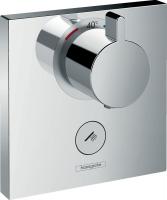 Термостат Hansgrohe ShowerSelect Highflow (внешняя часть с клапаном для ручного душа) 15761000 хром