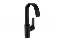 Смеситель для раковины Hansgrohe Vivenis 210 ComfortZone 75032670 матовый чёрный