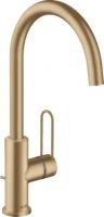 Смеситель для раковины Axor Uno 240 ComfortZone 38036140 шлифованная бронза