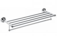 Полка для полотенец с вешалкой Bemeta Retro 665 мм 144302092 хром