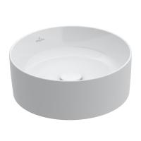 Раковина накладная Villeroy & Boch Collaro Ø400 мм CeramicPlus 4A1840R1 альпийский белый