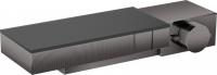 Термостат Axor Edge Select (для 2 потребителей) с алмазной огранкой 46241330 полированный чёрный хром