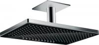 Верхний душ Hansgrohe Rainmaker Select 460 2jet с потолочным подсоединением 24004600 чёрный/хром