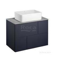 Тумба под раковину Roca Luna 80 786х450 мм ZRU9307767 синий матовый