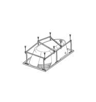 Монтажный комплект для ванны Roca Hall Angular ZRU9302868