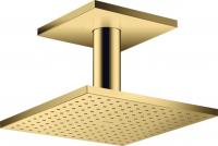 Верхний душ Axor ShowerSolutions 250 1jet с потолочным подсоединением 35308990 полированное золото