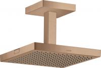 Верхний душ Axor ShowerSolutions 240 1jet с потолочным подсоединением 10929310 шлифованное красное золото
