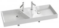 Раковина двойная Jacob Delafon Rythmik 1200х460 мм EXM112-00 белый