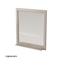 Зеркало Caprigo Albion 726х815 мм с полкой 10331 B074 кофе латте