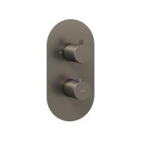 Термостат встраиваемый Ravak Espirit ES 063.20GB.O2 (для 2 потребителей) X070323 матовый графит