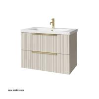 Тумба под раковину Caprigo Rain 80 770х446 мм (2 ящика) 36512 SF-023 беж лайт