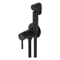 Комплект гигиенического душа WasserKraft Elbe встраиваемый A70638 матовый чёрный