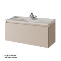 Тумба под раковину Caprigo Ponza-A 120 1190х469 мм гладкий фасад 13515 F B074 кофе латте