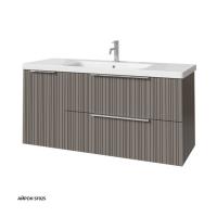 Тумба под раковину Caprigo Rain 120 1166х446 мм (2 ящика, 1 дверь) 36517L SF-025 айрон