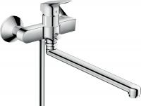 Смеситель для ванны Hansgrohe Logis длинный излив 71402000 хром