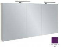 Зеркальный шкаф Jacob Delafon 1100х650х143 мм EB1367-F26 сливовый глянцевый