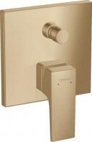 Смеситель для ванны Hansgrohe Metropol (внешняя часть) 32545140 шлифованная бронза