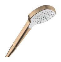 Ручной душ Hansgrohe Croma Select E 1jet EcoSmart 26815140 белый/матовая бронза