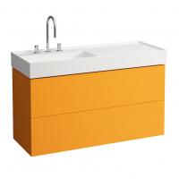 Тумба под раковину Laufen Kartell 1180х450 мм 4076480336431 оранжевый