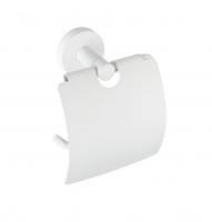 Держатель туалетной бумаги с крышкой Bemeta White 104112014 белый