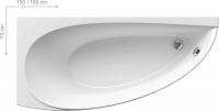 Ванна акриловая Ravak Avocado L 160х75 см CQ01000000 белый