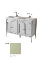 Тумба под раковину Caprigo Albion Promo 120 1188х450 мм двойная (4 двери) 33327 B059 фисташково-зелёный
