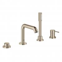 Смеситель для ванны Grohe Essence на 4 отверстия 19 578 BE1 никель глянец
