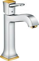 Смеситель для раковины Hansgrohe Metropol Classic 160 ComfortZone 31302090  хром/золото
