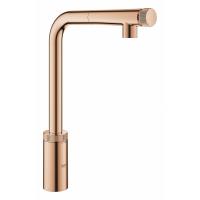 Смеситель для кухни Grohe Minta SmartControl с выдвижным изливом 31 613 DA0 теплый рассвет