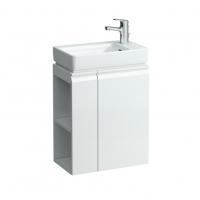 Тумба под раковину Laufen Pro S 470х275 мм петли справа, полки слева 4830020954631 белый матовый