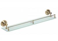 Полка для душа Bemeta Retro 600 мм с ограничителем 144102267 бронза