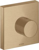 Запорный/переключающий вентиль Axor Starck Trio/Quattro (внешняя часть) 10932140 шлифованная бронза