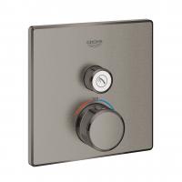 Термостат Grohe Grohtherm SmartControl (внешняя часть для 1 потребителя) 29 123 AL0 тёмный графит матовый