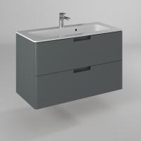 Тумба под раковину Briz Prato Grey 993x465 мм Т18-100 тёмно-серый