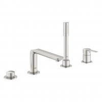 Смеситель для ванны Grohe Lineare на 4 отверстия 19 577 DC1 суперсталь