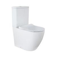 Унитаз напольный с крышкой-сиденьем и бачком Azario Grado безободковый AZ-2141 белый