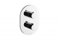 Термостат Ravak Chrome CR 063.00 (встраиваемый для 2 потребителей) X070094 хром