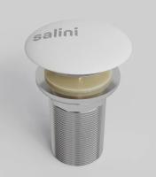 Донный клапан Salini D501 Сlick-Сlack S-Stone 16131WM белый матовый