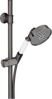 Душевой гарнитур Axor Montreux 100 1jet со штангой 90 см 27982330 полированный чёрный хром
