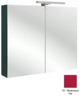 Зеркальный шкаф Jacob Delafon 800х650х143 мм EB1364-R3 малиновый глянцевый